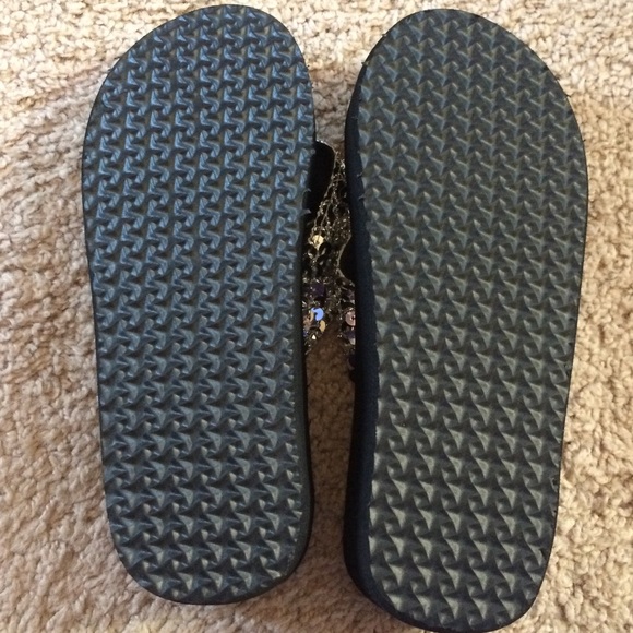 Bling Wedge Flip-Flops - Picture 5 of 5